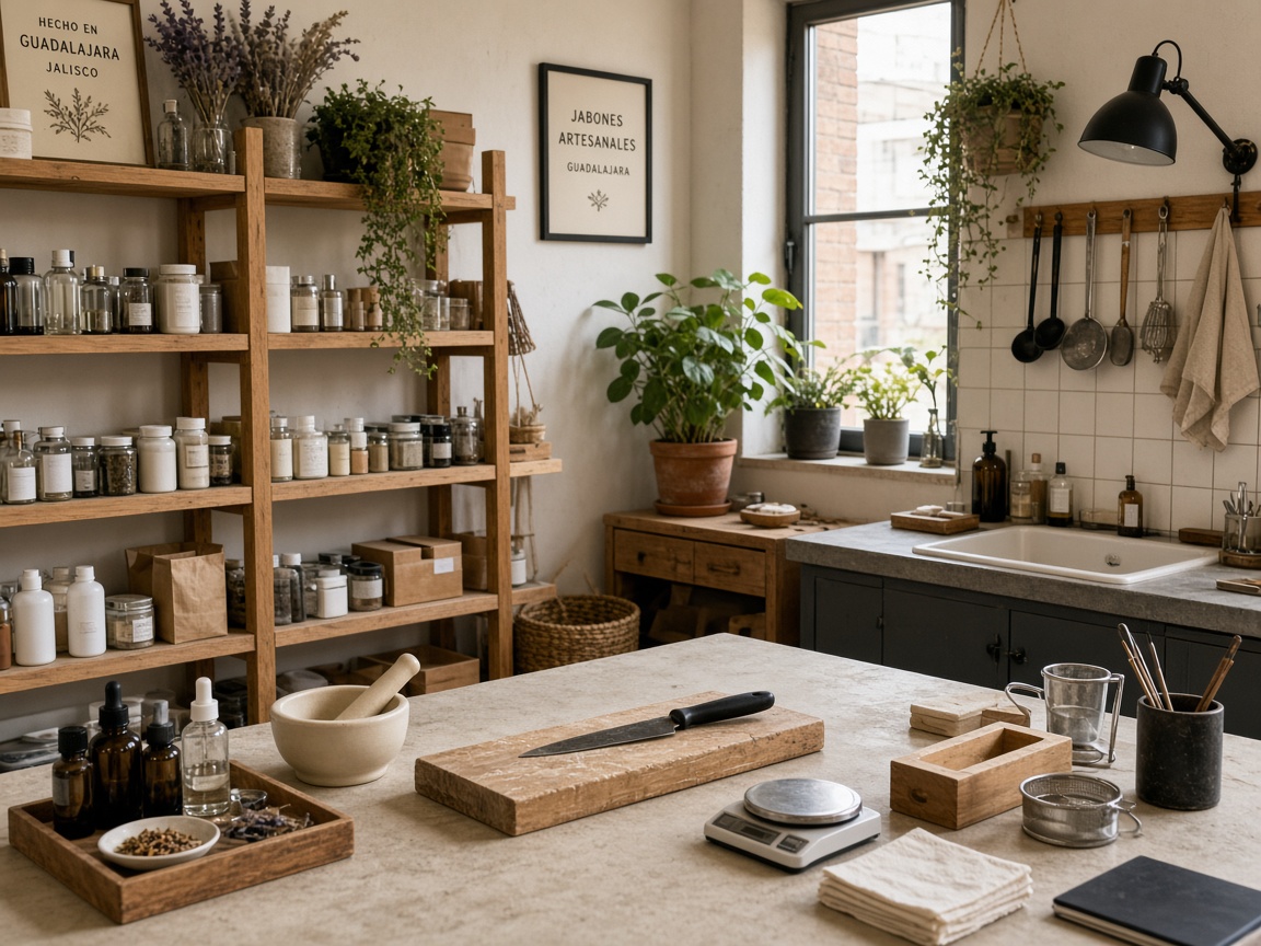 About the Soap-making craft workshop studio at Terraport Soap Atelier