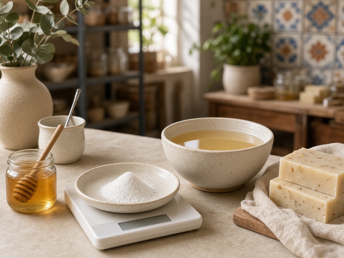 Milk & honey at Terraport Soap Atelier